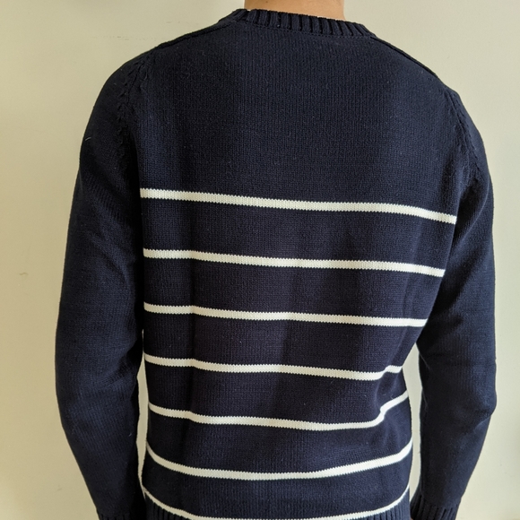 BROOKS BROTHERS Nautical Knit Cotton Sweater - Picture 2 of 10